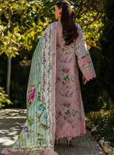 Elaf Embroidered Chikankari Lawn Suits Unstitched 3 Piece - EF25CL ELK-03B PRINCESS ROSE